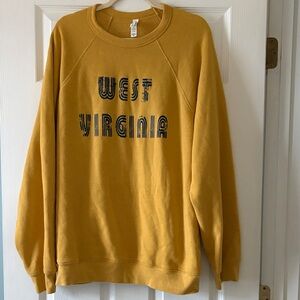 Bella Canvas Yellow Crew Neck Sweater